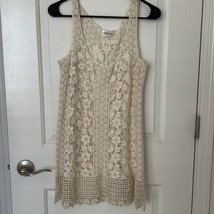 Boho Style Apparel Love Crochet Dress Coverup